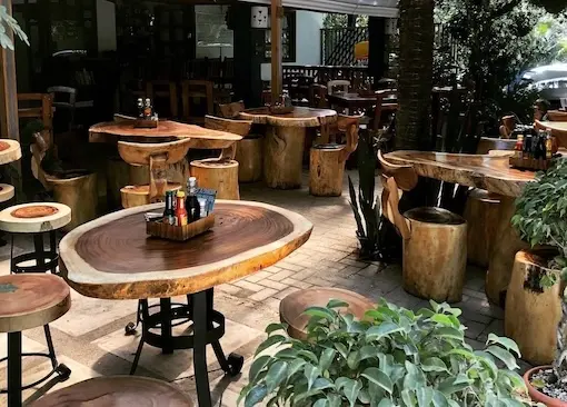 Hotel Cantarana restaurant, Playa Grande