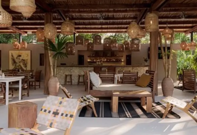Hotel Las Tortugas restaurant, Playa Grande